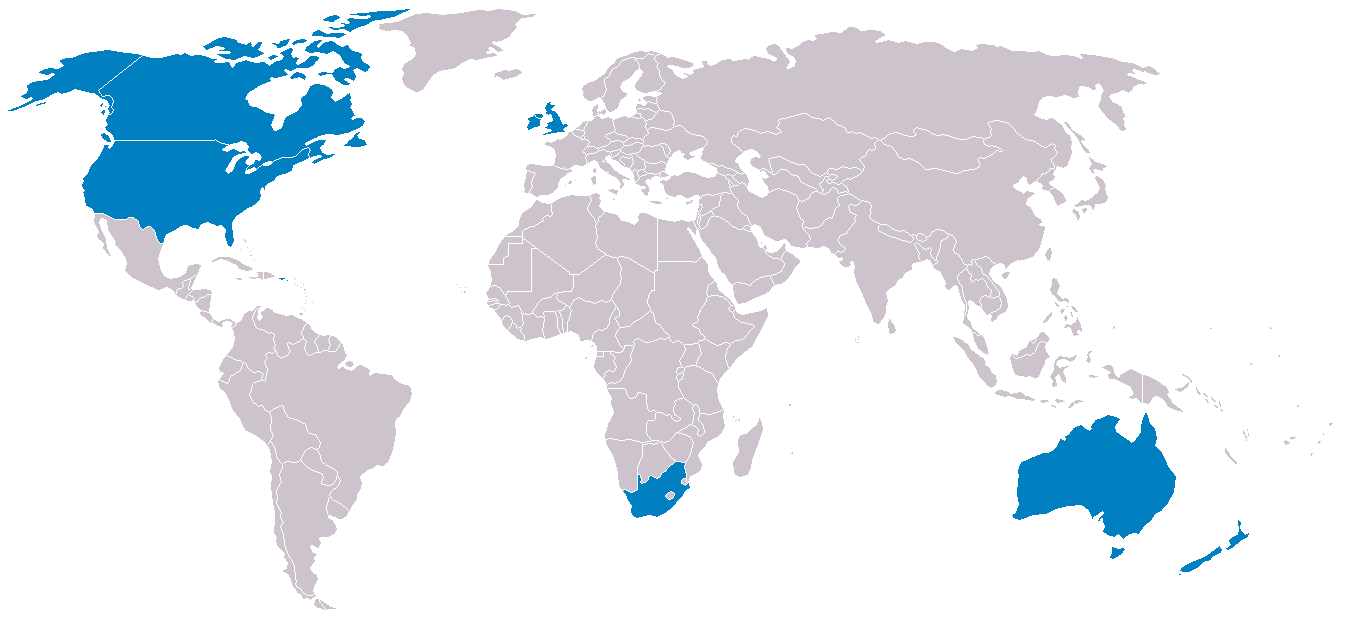 Anglosphere_map The Anglosphere