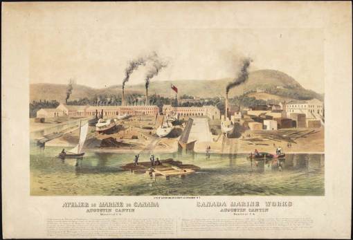 Canada_Marine_Works Canada Marine Works, Lachine Canal, 1875