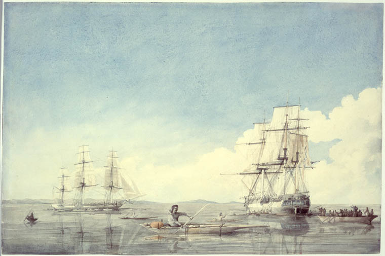 HBC Ships in Hudson Strait, Summer 1819