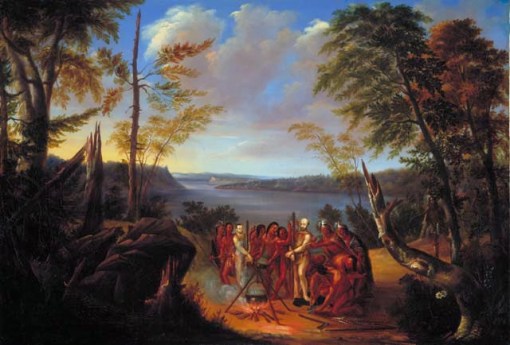 The Martyrdom of Fathers Brébeuf and Lalemant by Joseph_Légaré The Martyrdom of Fathers Brébeuf and Lalemant by Joseph Légaré, 1838