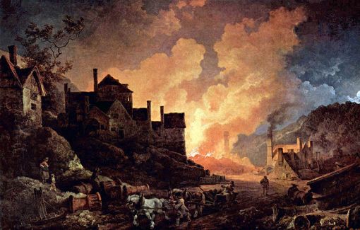 Coalbrookdale at Night, 1801