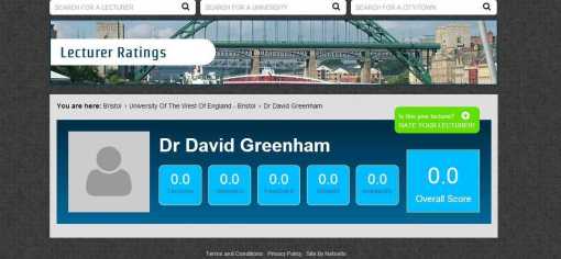 Very typical RML Stub, Note that there are no ratings by students.